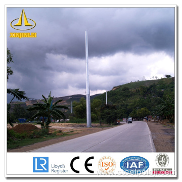 Galvanized 500kv Steel Power Poles